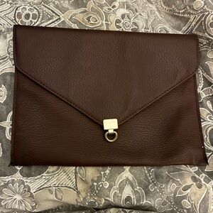 Big Buddha Rich Brown envelope clutch